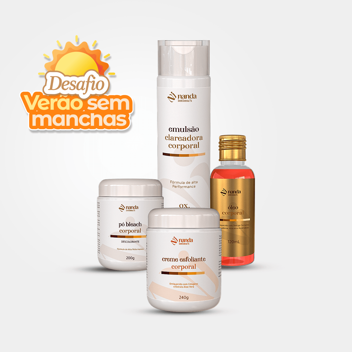 Kit Clareador de Manchas (Desafio Verão Sem Manchas) - Nanda Intimus