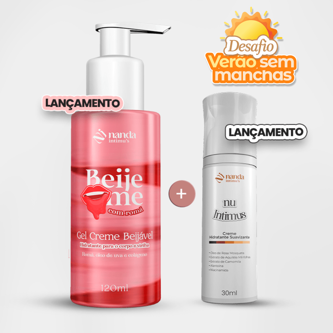 Kit Nu Intimus + Gel Beijavél - Nanda Intimus