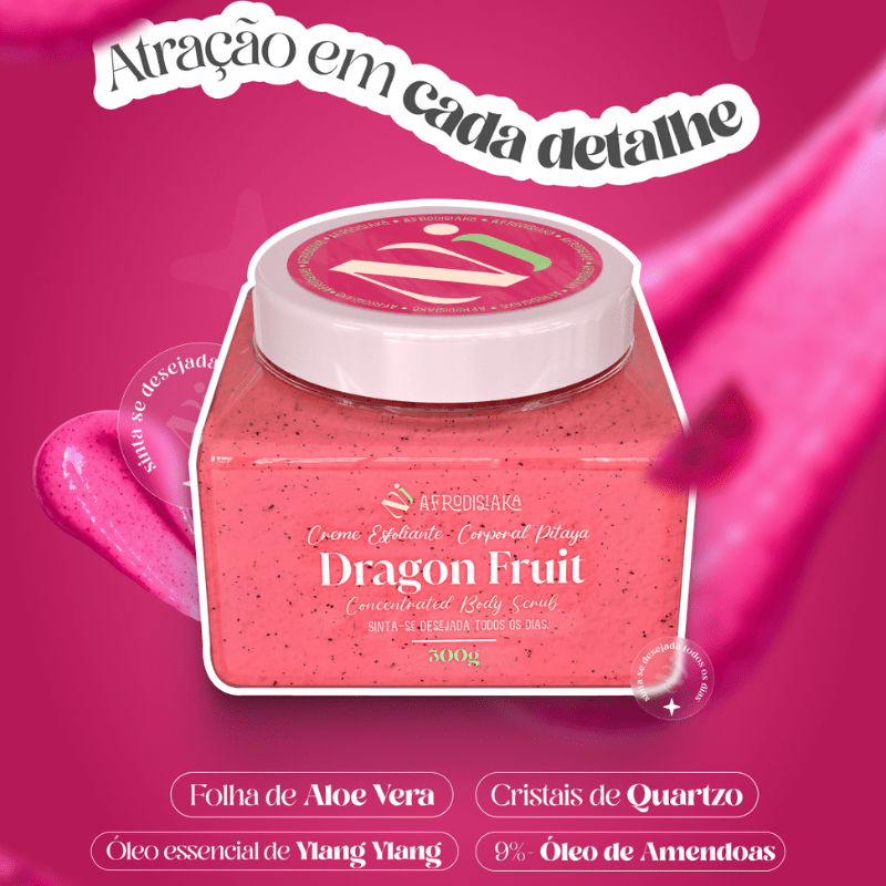 Esfoliante Corporal e Facial Pitaya 300g - Nanda Intimus