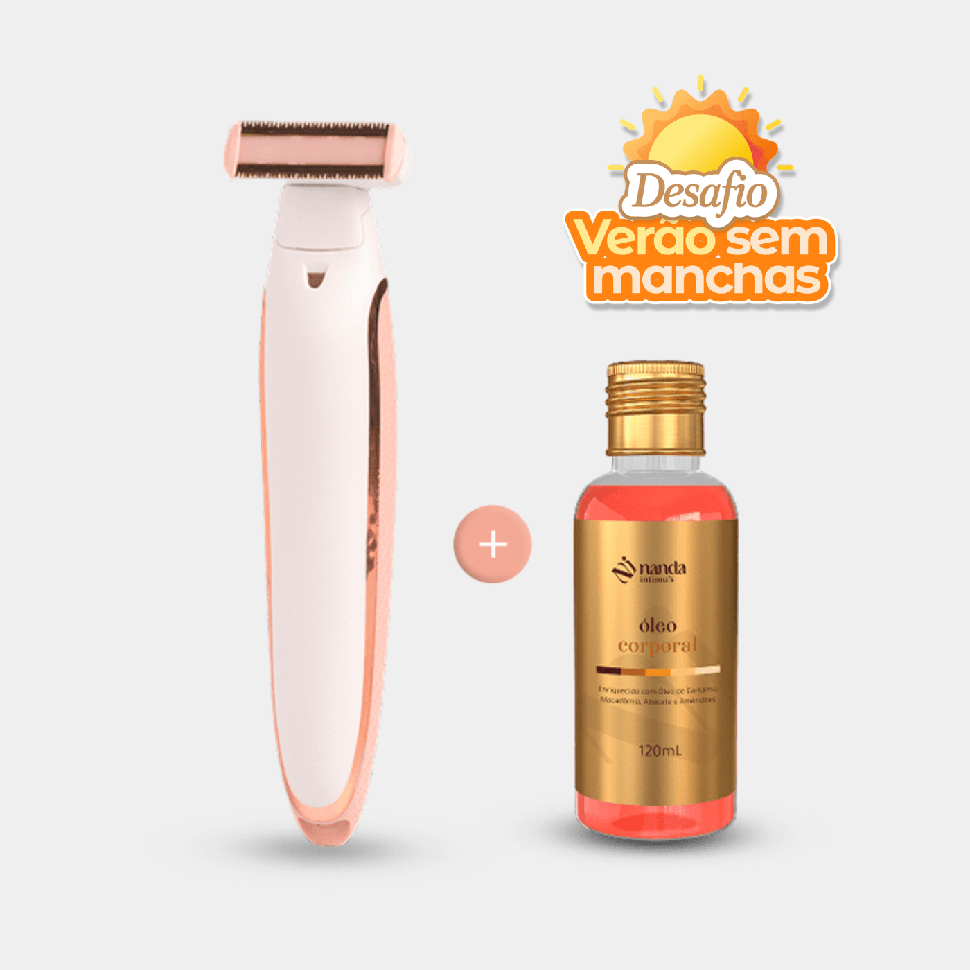 Xô Foliculite – Depilador + Óleo - Nanda Intimus