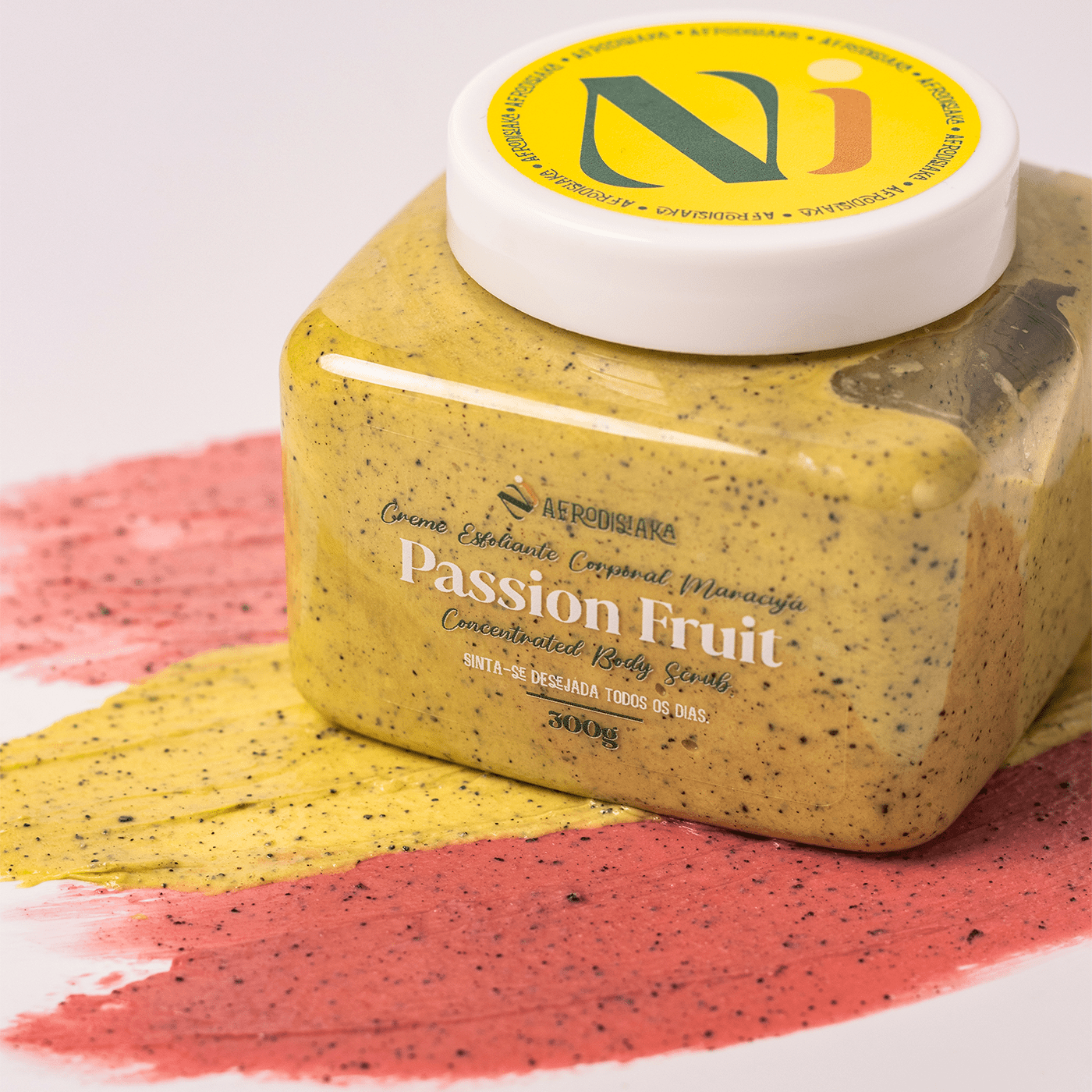 Esfoliante Corpo e Rosto de Maracujá 300g - Nanda Intimus